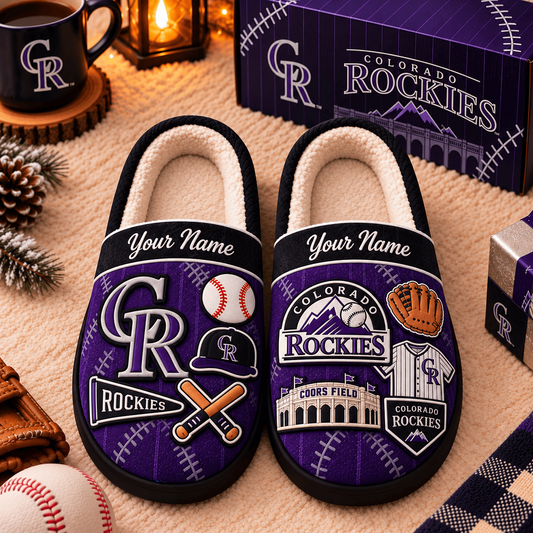 CR x MLB Game Day Personalized Name Slipper