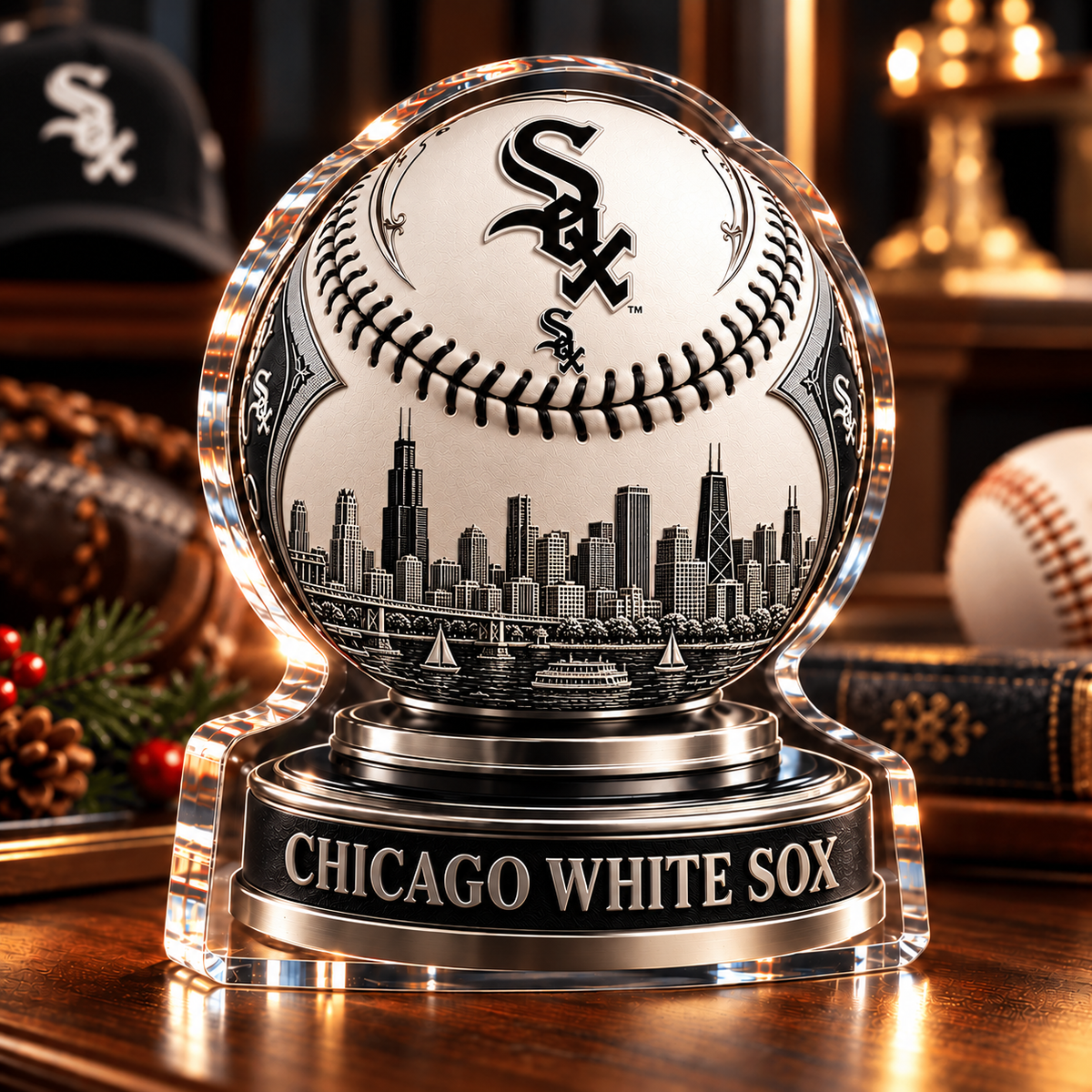 CWS x MLB Personalized Name Acrylic Block Plaque Gift For Fan
