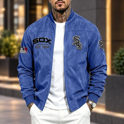 CWS x MLB Suede Bomber Jacket