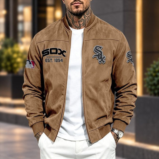 CWS x MLB Suede Bomber Jacket