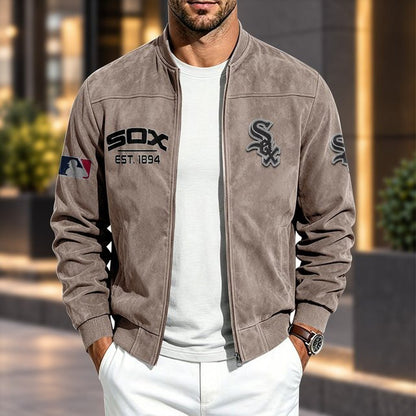 CWS x MLB Suede Bomber Jacket