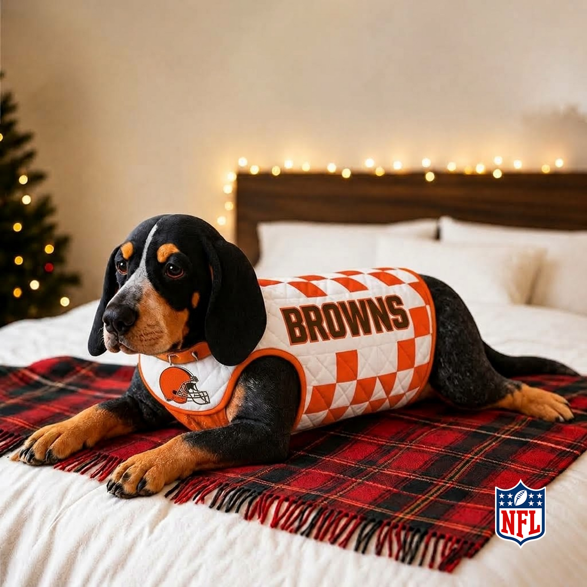 CLE x NFL LUXURIOUS PLUSH PILLOW