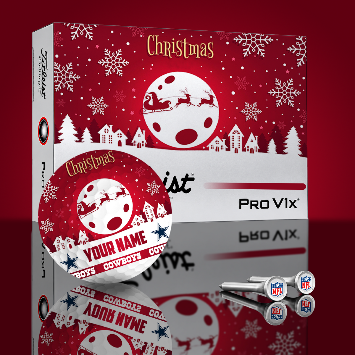 DAL x NFL PERSONALIZED GOLF BALL LIMITED EDITION V3