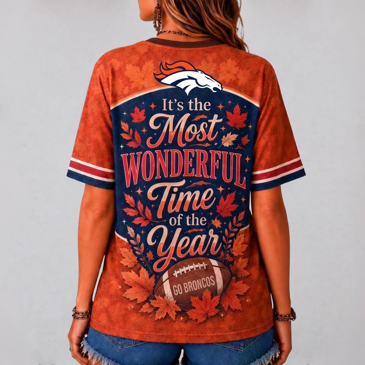 DB Premium NFL Fall Game Day V-Neck Shirt