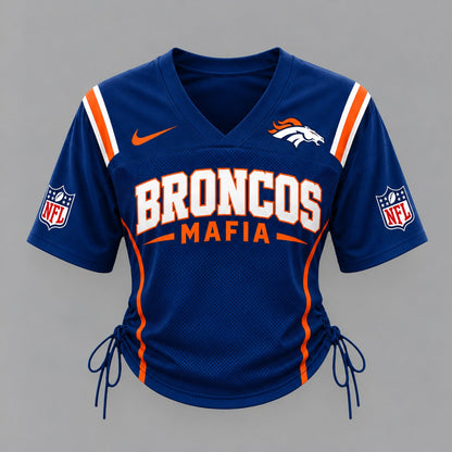 DB Premium NFL Game Day Women Lace-Up Jersey Shirt