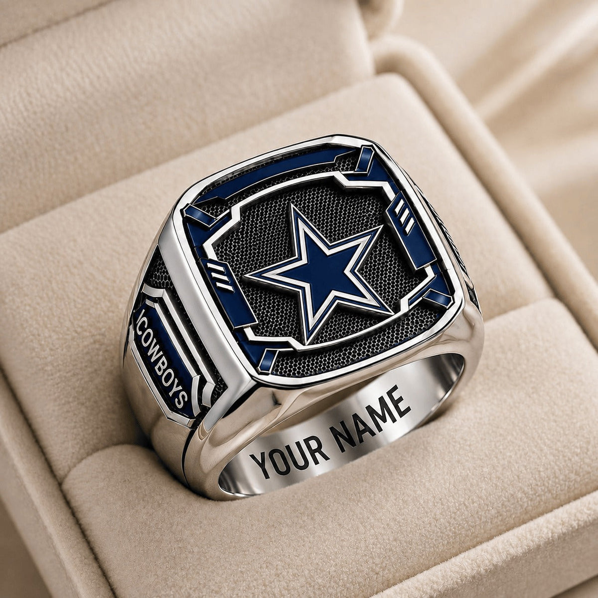 DC NFL Special Ring Custom Any Name Gift For Fan Love