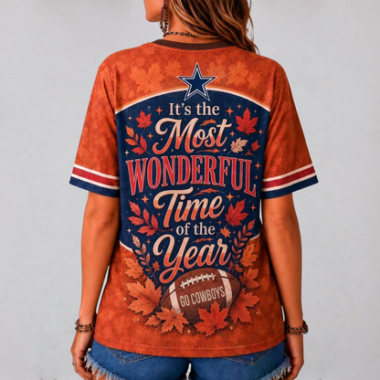 DC Premium NFL Fall Game Day V-Neck Shirt
