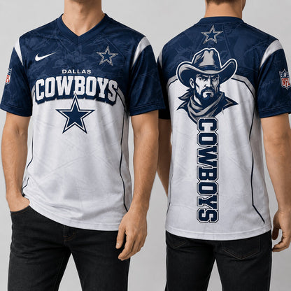 DC Premium NFL Power Graphic 3D V-neck Shirt