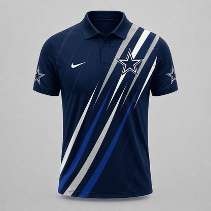 DC Premium NFL Premium Athletic Stripe Polo Shirt