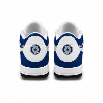 DC x NFL Basic White Genuine Leather JD03 Shoes Men and Women