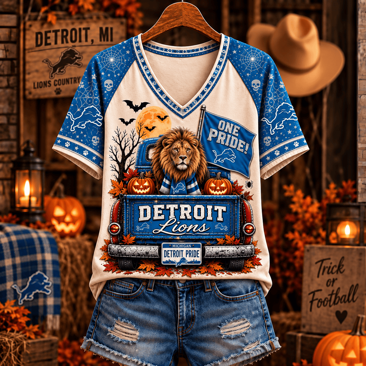 DL Premium Halloween V-Neck T Shirt Gift For Fan