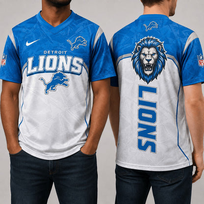 DL Premium NFL Power Graphic 3D V-neck Shirt