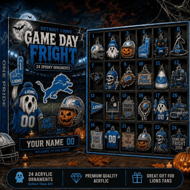 DL x NFL Customized Halloween Blind Box Advent Calendar 2026 Gift For Fan