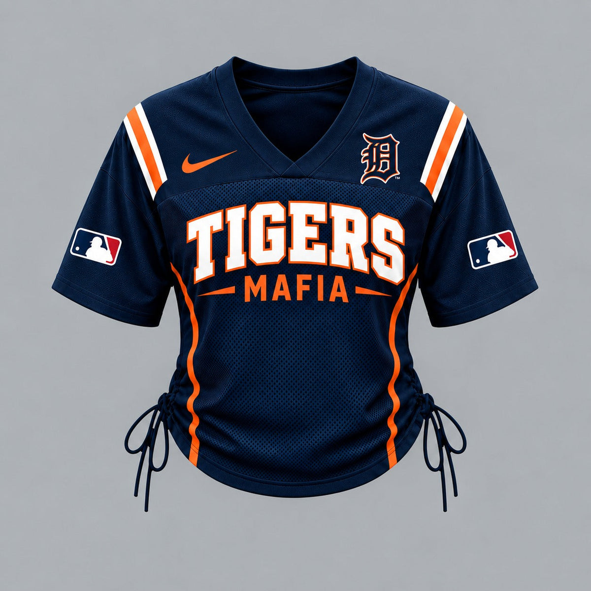 DT Premium MLB Game Day Women Lace-Up Jersey Shirt