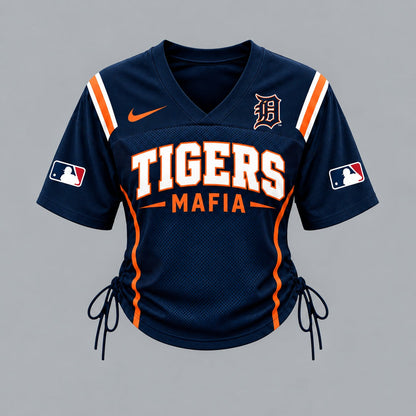 DT Premium MLB Game Day Women Lace-Up Jersey Shirt