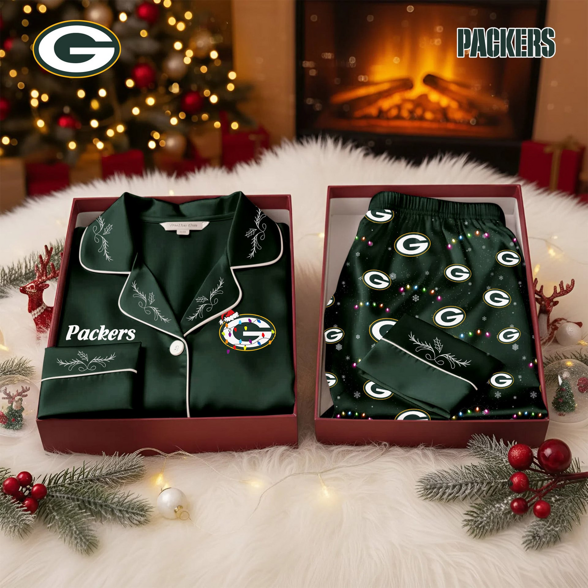GBP Premium NFL Christmas Cozy Pajama