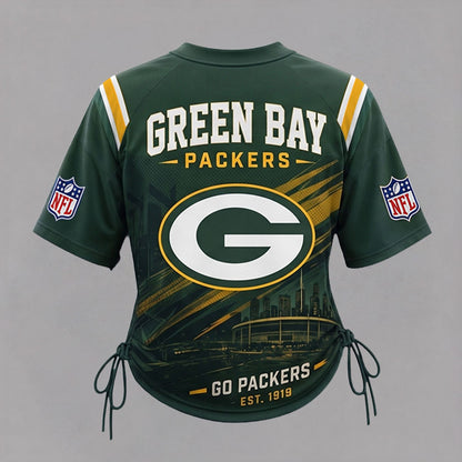 GBP Premium NFL Game Day Women Lace-Up Jersey Shirt