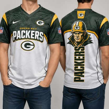GBP Premium NFL Power Graphic 3D V-neck Shirt