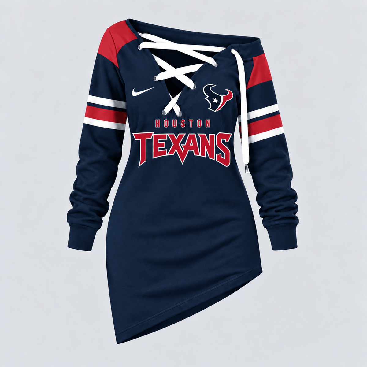 HOU x NFL Game Day Spirit Lace-Up Sweatshirt