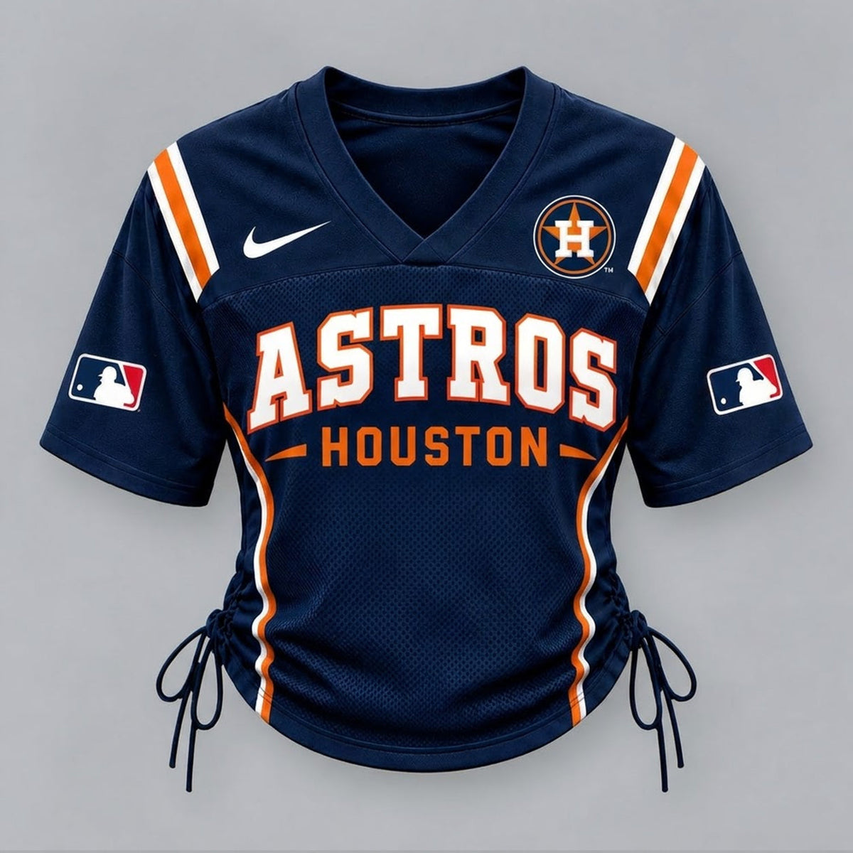 HT Premium MLB Game Day Women Lace-Up Jersey Shirt