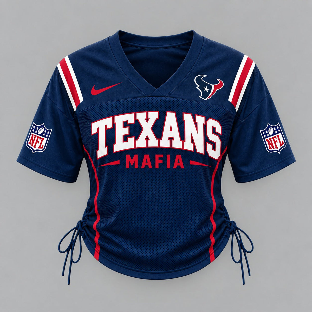HT Premium NFL Game Day Women Lace-Up Jersey Shirt
