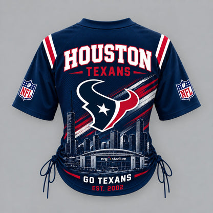 HT Premium NFL Game Day Women Lace-Up Jersey Shirt