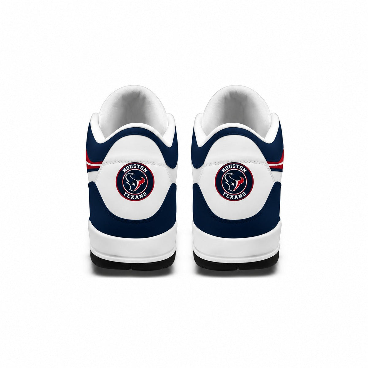 HT x NFL Basic White Genuine Leather JD03 Shoes Men and Women