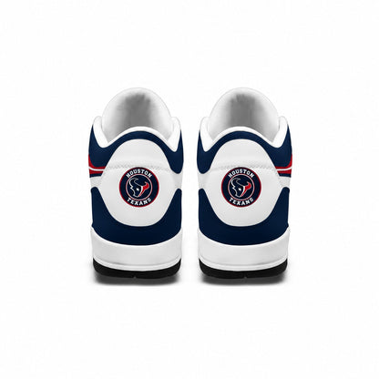 HT x NFL Basic White Genuine Leather JD03 Shoes Men and Women