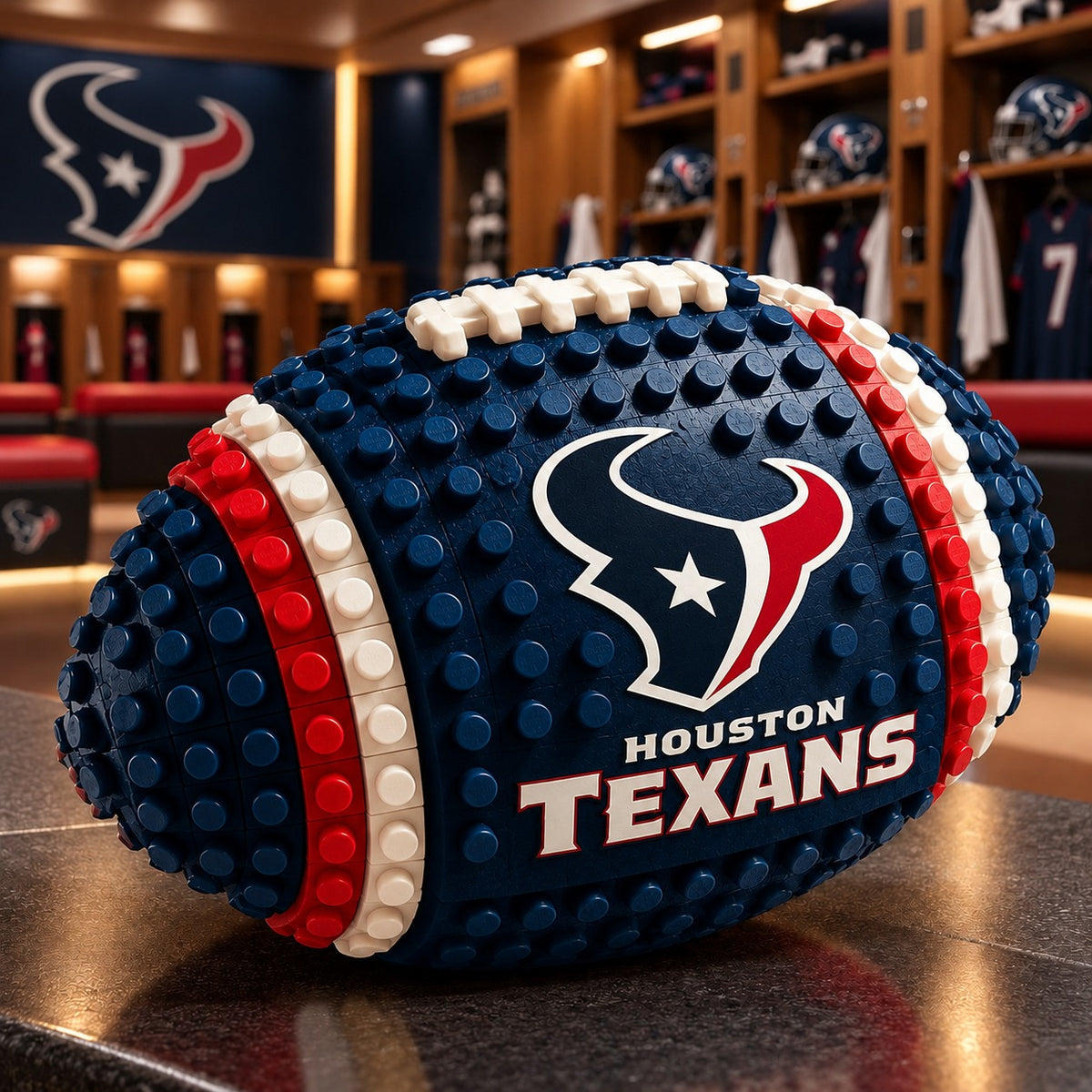 HT x NFL Team Building Block Football Set