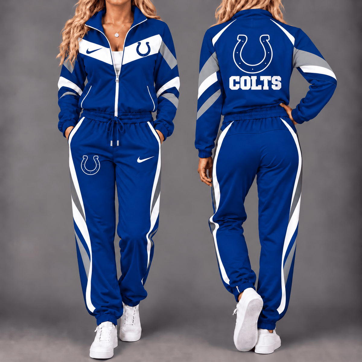 IND x NFL Team Pride Waterproof Windbreaker Zip-Up Tracksuit Set