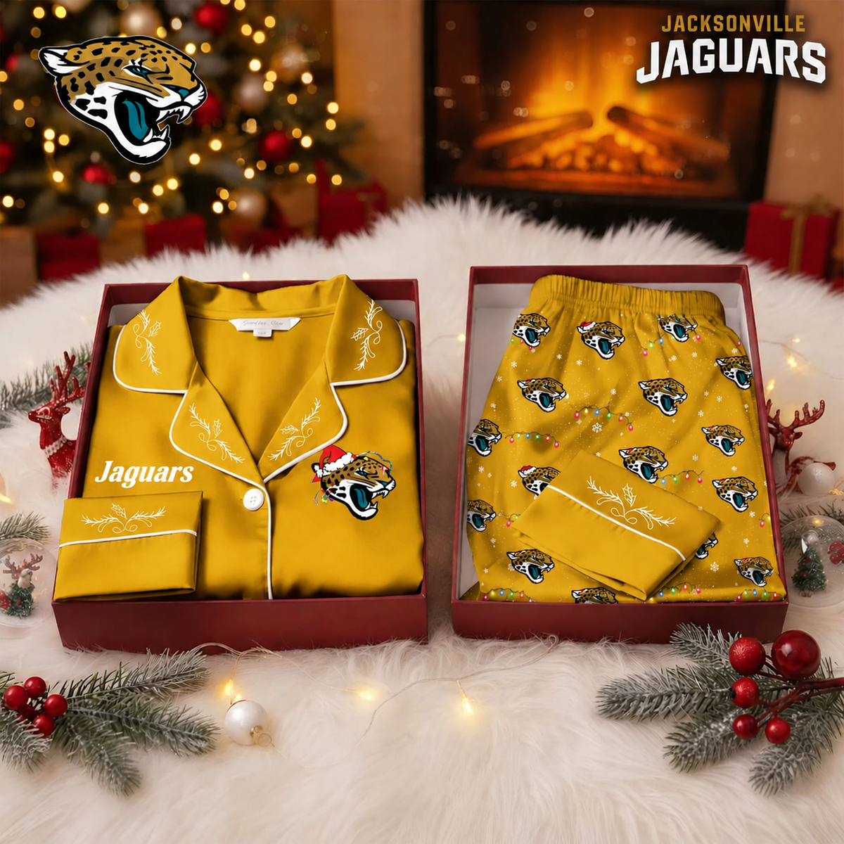 JJ Premium NFL Christmas Cozy Pajama