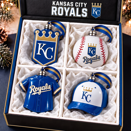 KC x MLB 3D Christmas Hanging Ornament