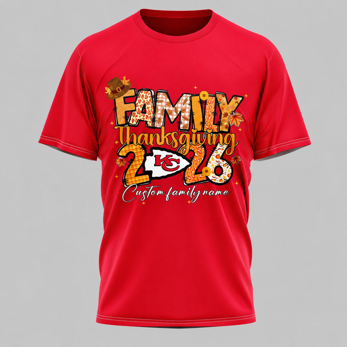KCC x NFL Thanksgiving 3D Shirt