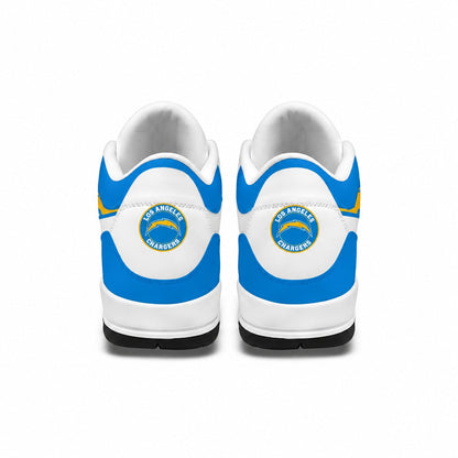 LAC x NFL Basic White Genuine Leather JD03 Shoes Men and Women