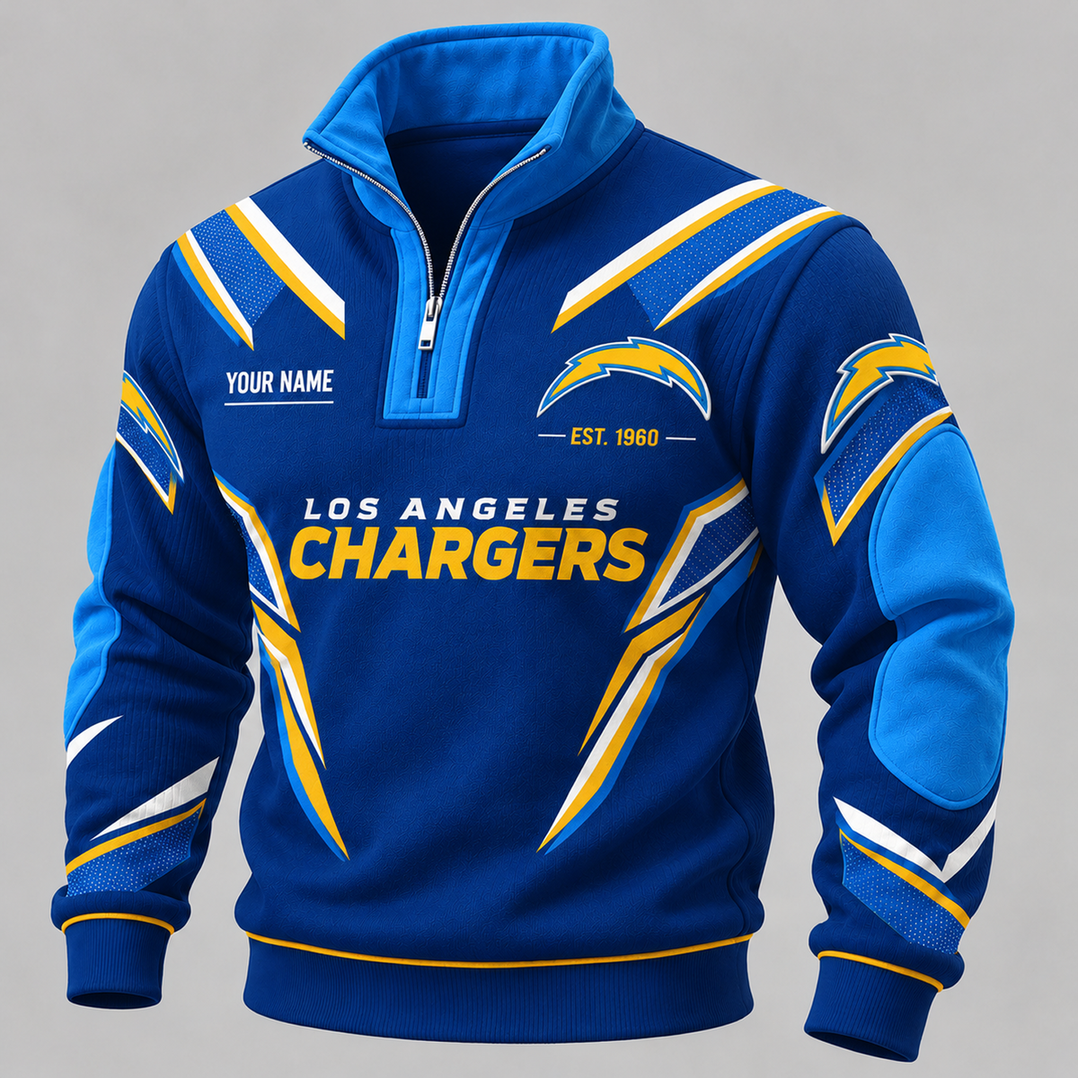 LAC x NFL Personalized Quarter Zip Sweatshirt