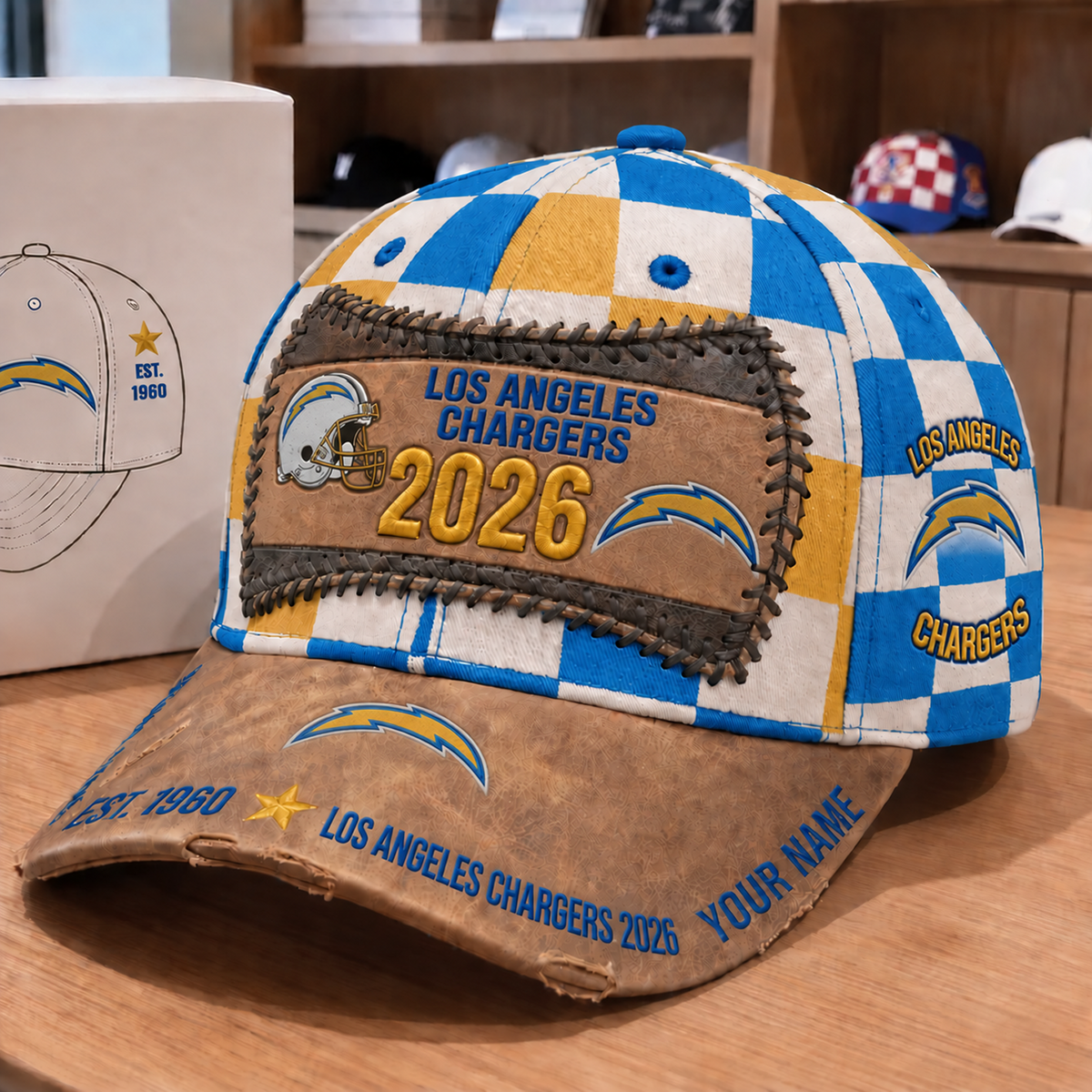 LAC x NFL Vintage Casual Football Hat