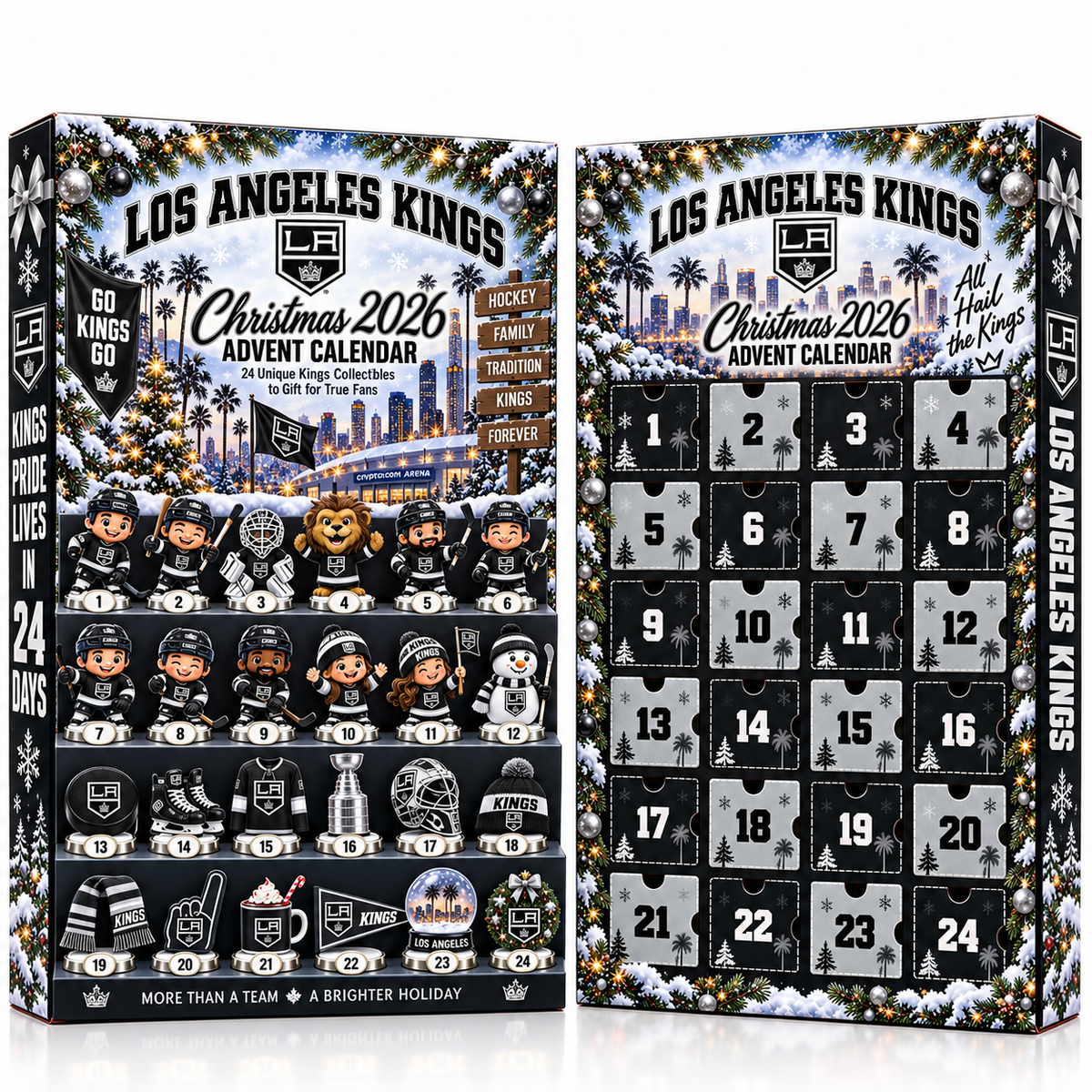 LAK x NHL team Advent Calendar Box New Style For Fan