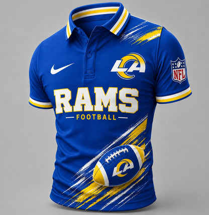 LAR Premium NFL Dynamic Gridiron Style Polo