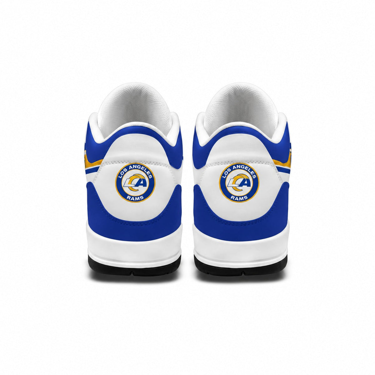 LAR x NFL Basic White Genuine Leather JD03 Shoes Men and Women