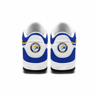 LAR x NFL Basic White Genuine Leather JD03 Shoes Men and Women