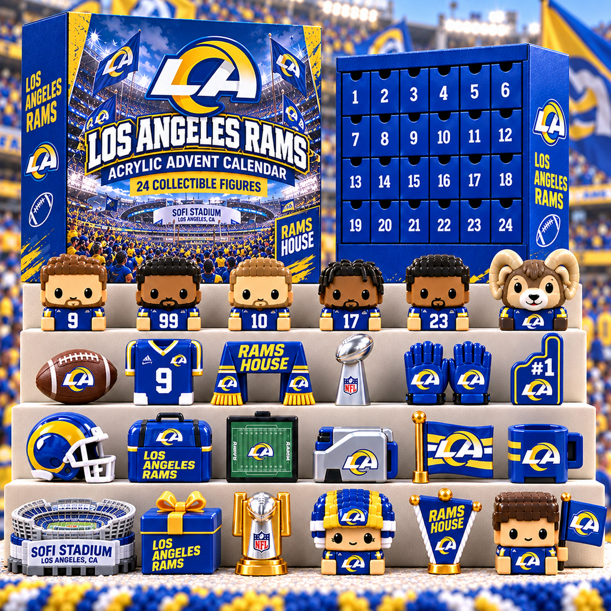 LAR x NFL Premium 24 Days Of Advent Calendar