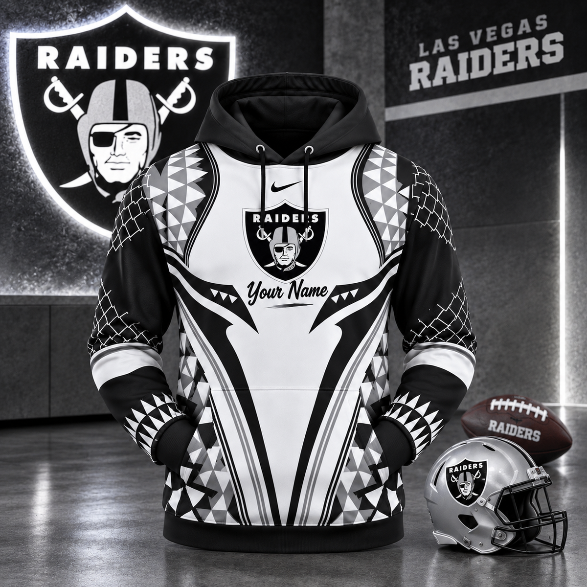 LVR Premium NFL Football Graphic Hoodie