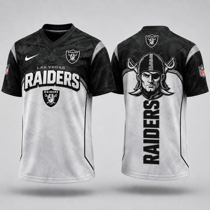LVR Premium NFL Power Graphic 3D V-neck Shirt