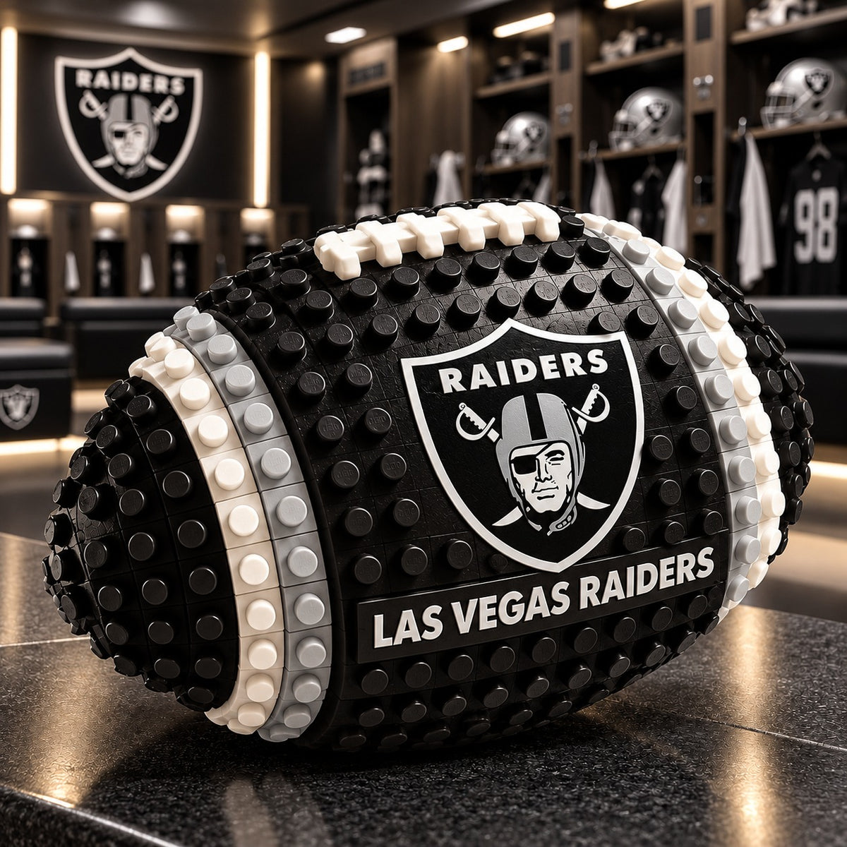 LVR x NFL Team Building Block Football Set