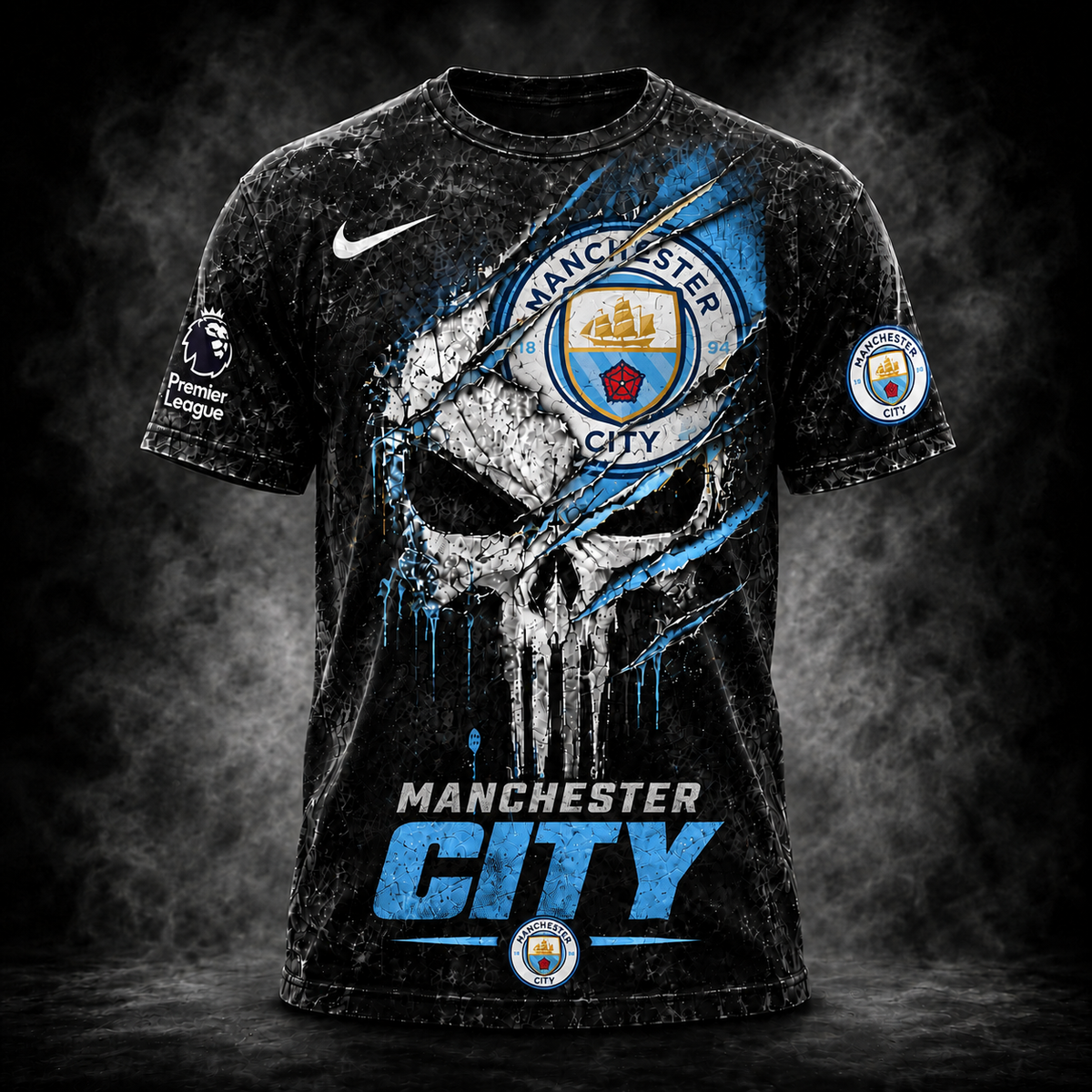 MANC x EPL Premium Punisher T-shirt