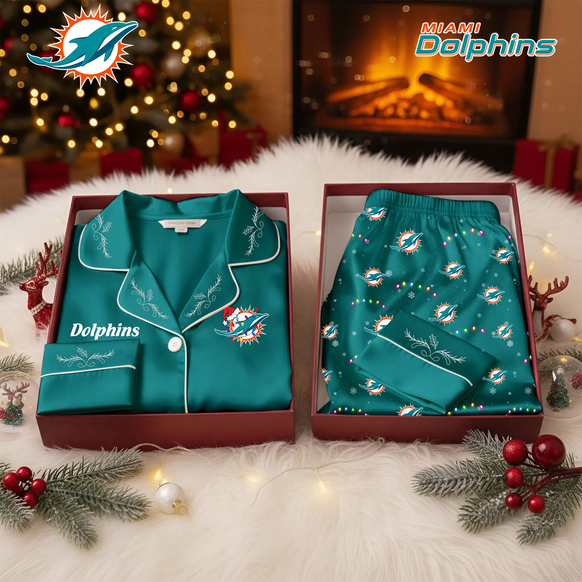 MD Premium NFL Christmas Cozy Pajama