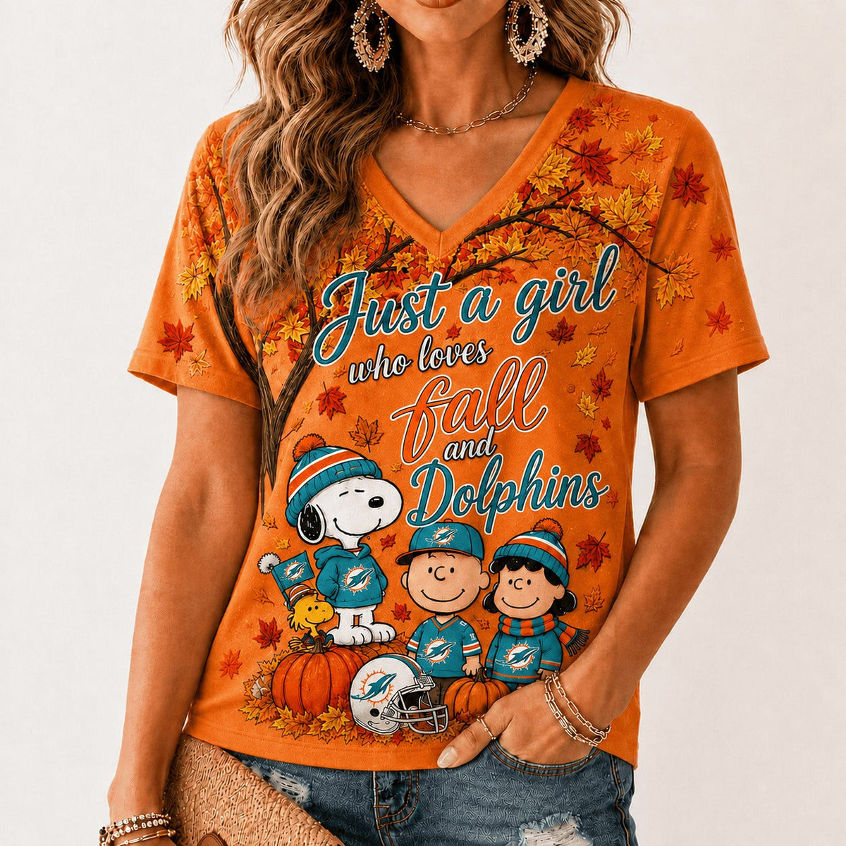 MD Premium NFL Fall Season V-Neck