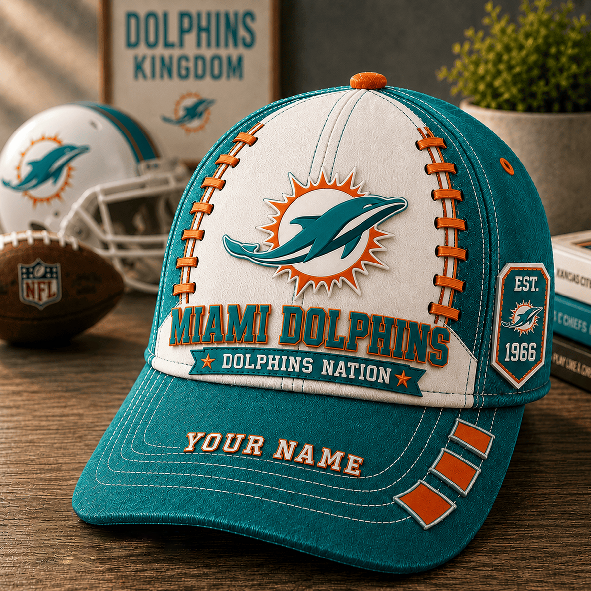 MIA x NFL Personalized Classic Cap