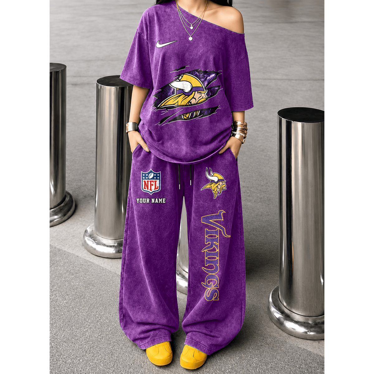 MIN x NFL Relaxed Fit Two Piece Sportswear Set