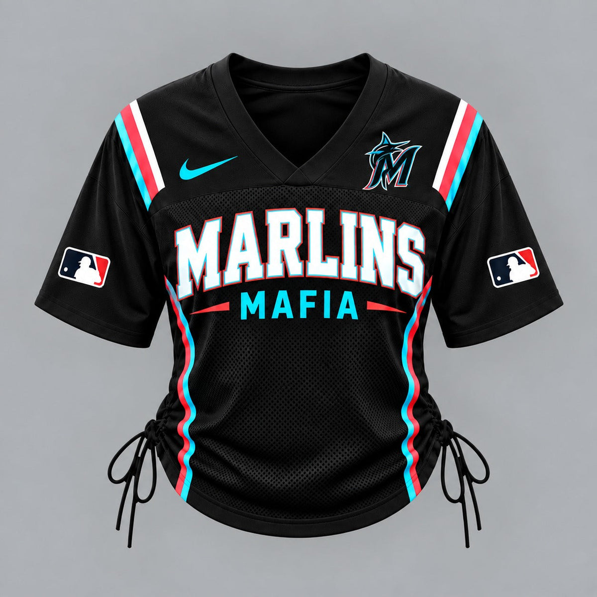 MM Premium MLB Game Day Women Lace-Up Jersey Shirt